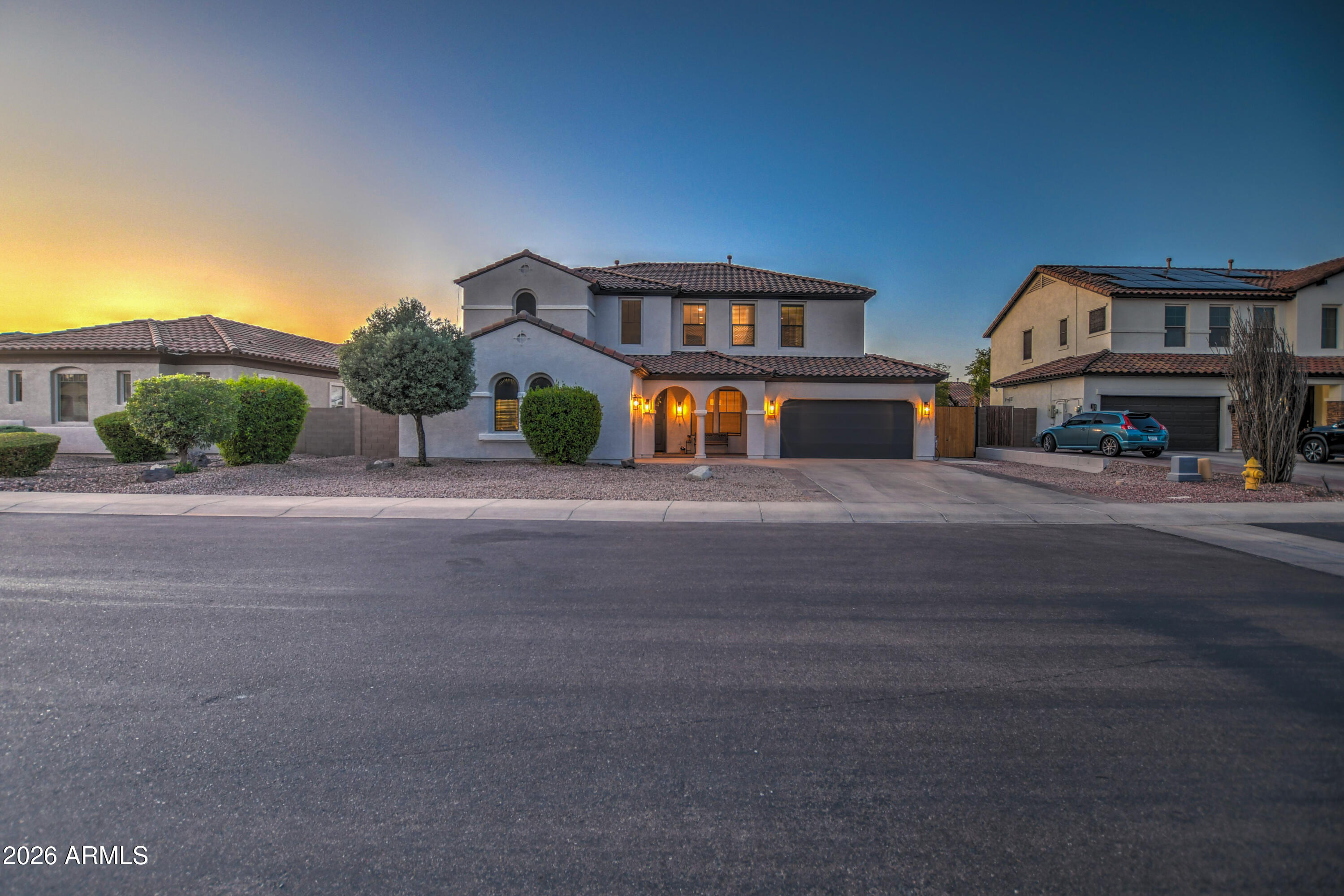 3078 East Muirfield Street Gilbert, AZ 85298 - Photo 1 of 92 001 Front night 1