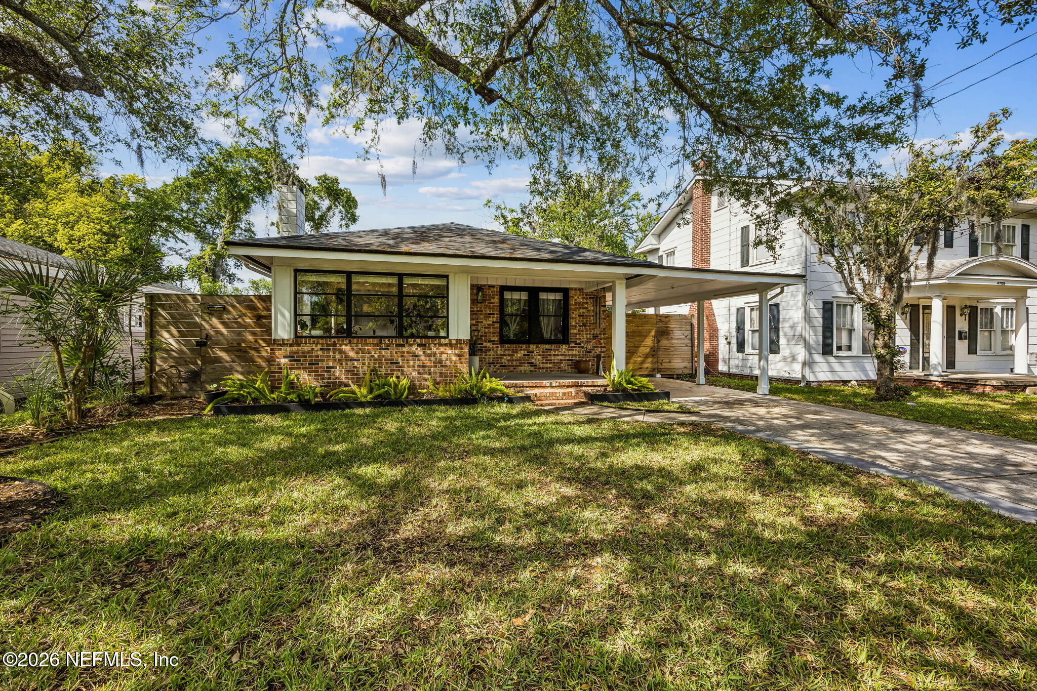4713 French Street Jacksonville, FL 32205 - Photo 2 of 74 front view of a house with a yard