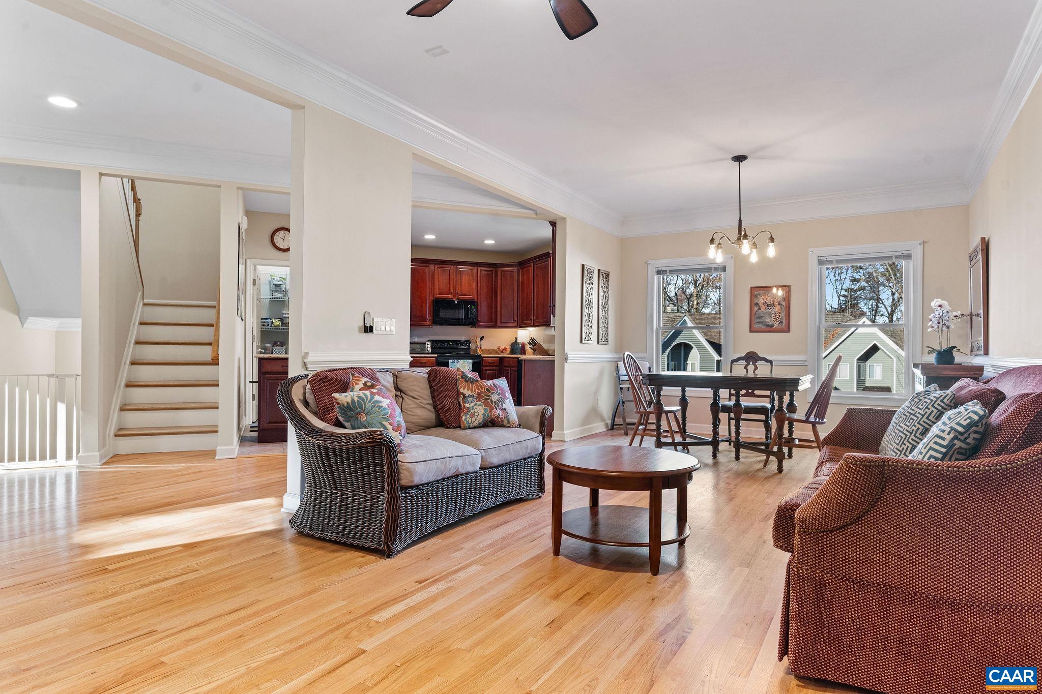 1286 Chatham Ridge Charlottesville, VA 22901 - Photo 12 of 33 a living room with furniture and wooden floor