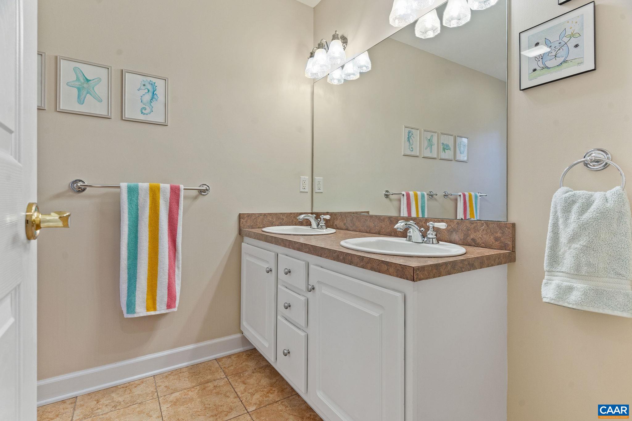 1286 Chatham Ridge Charlottesville, VA 22901 - Photo 23 of 33 a bathroom with a sink and a mirror