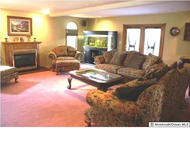 922 Adelphia Road Freehold, NJ 07728 - Photo 2 of 3 a living room with furniture window and a fireplace