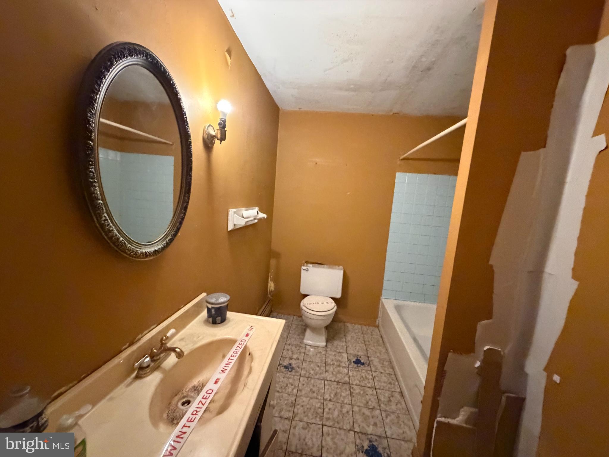 318 Marienstein Road Upper Black Eddy, PA 18972 - Photo 7 of 14 a bathroom with a sink and a mirror