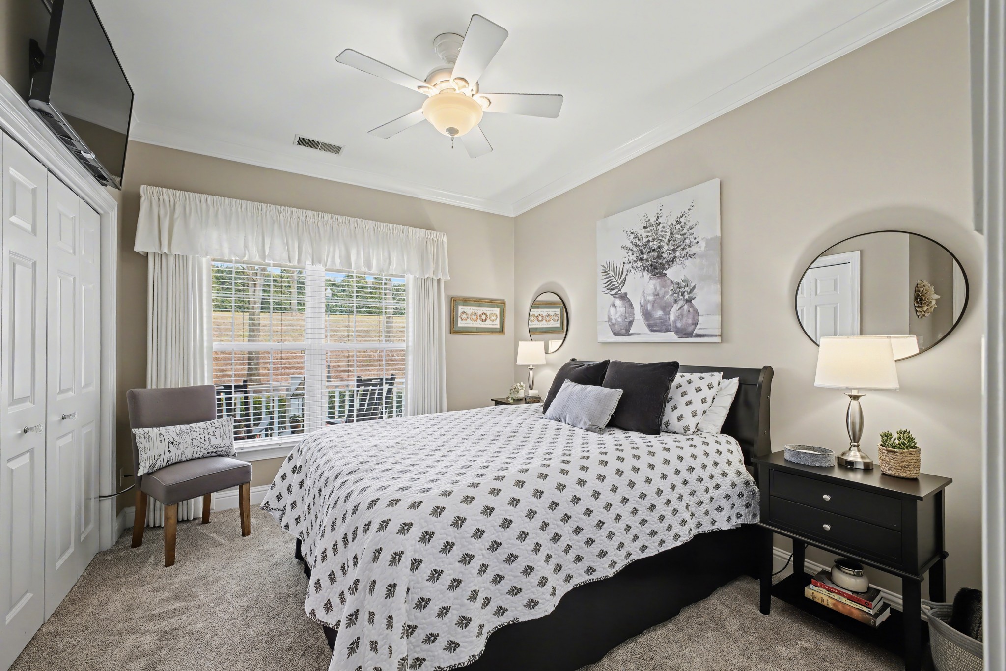 213 Lilac Circle Franklin, TN 37064 - Photo 22 of 33 a bedroom with a large bed and a window