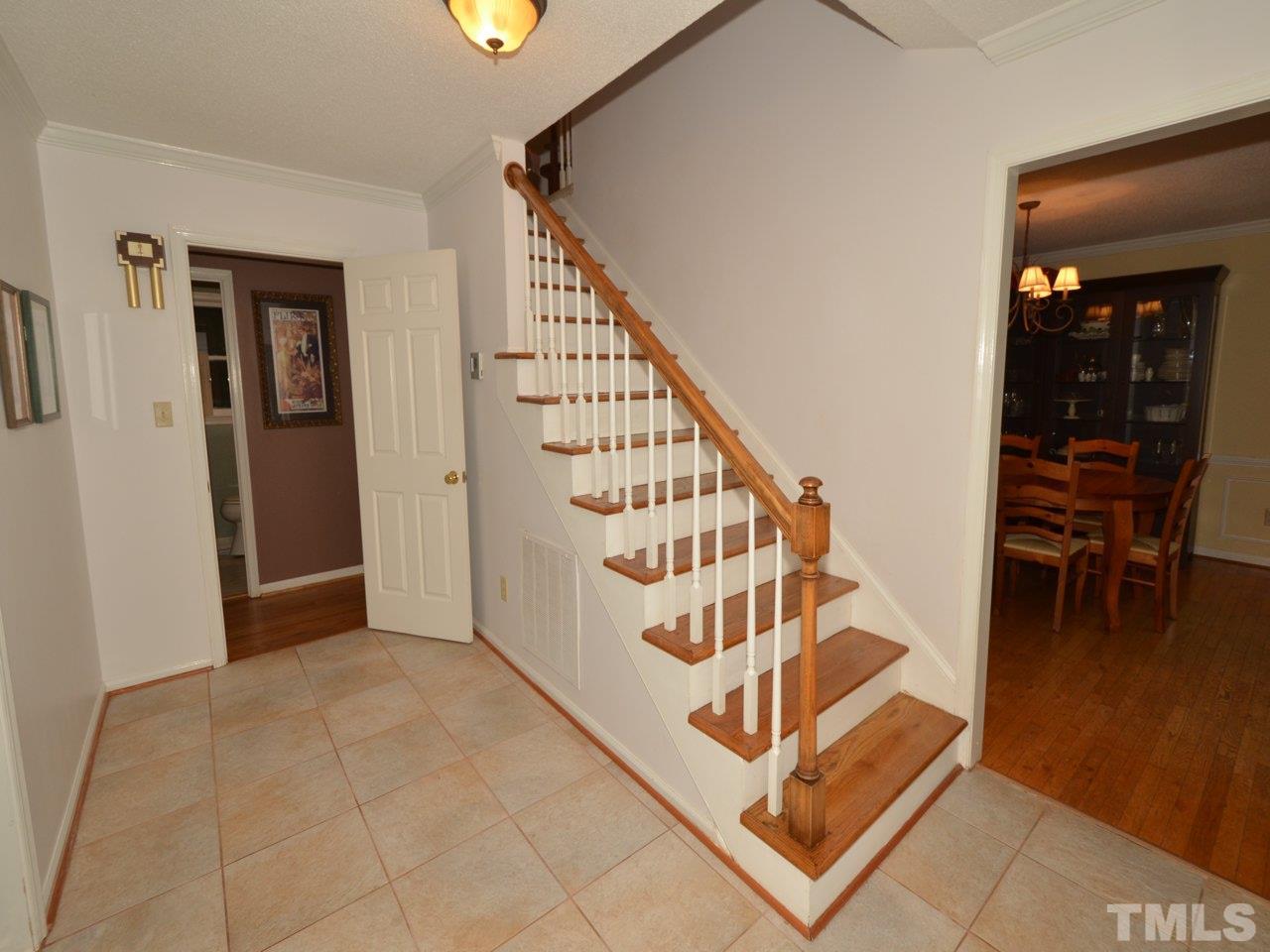 2821 Old Orchard Road Raleigh, NC 27607 - Photo 2 of 25 a view of entryway with wooden floor