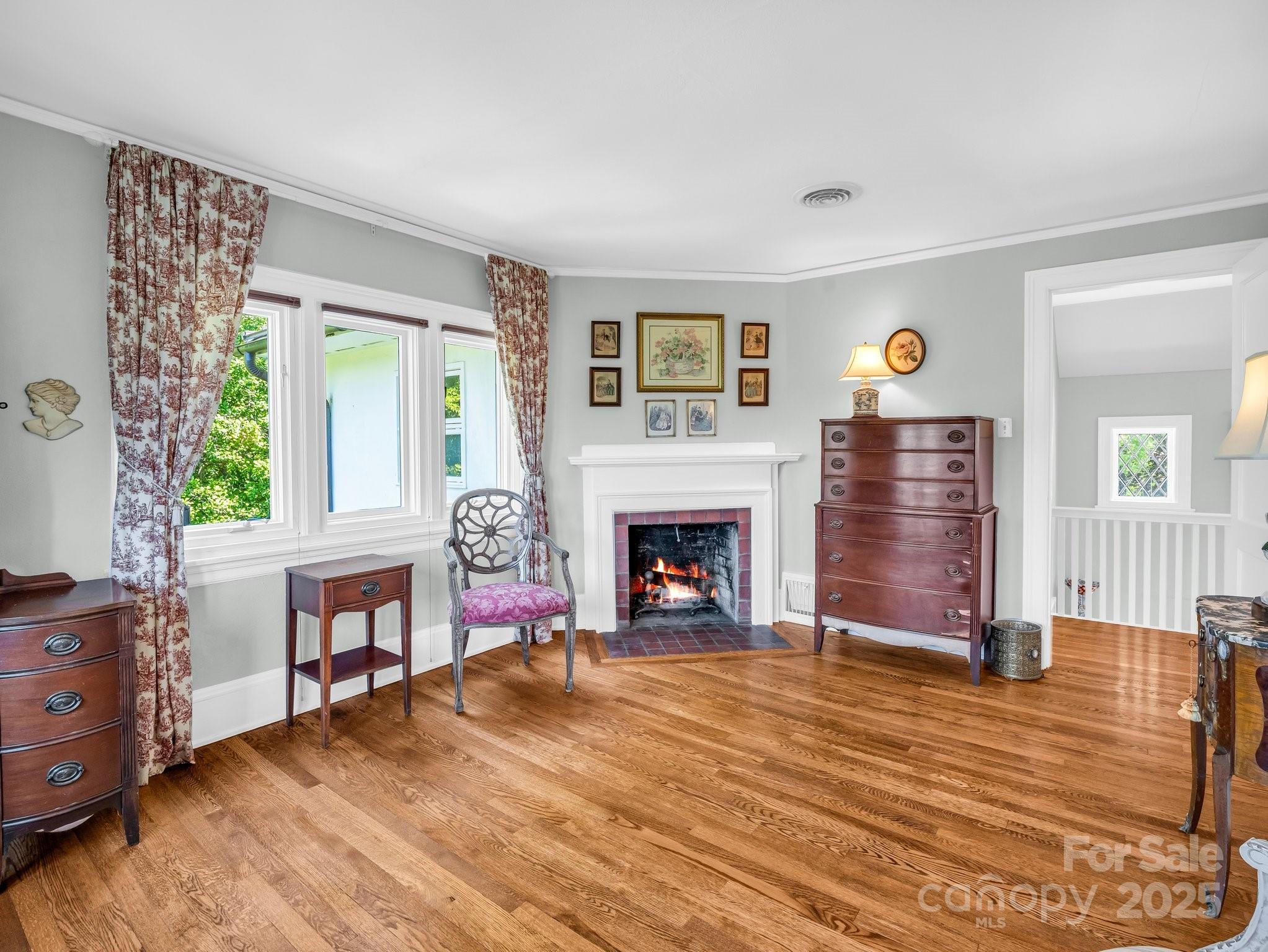 287 Pacolet Ridge Lane Tryon, NC 28782 - Photo 32 of 48 a living room with furniture and a fireplace
