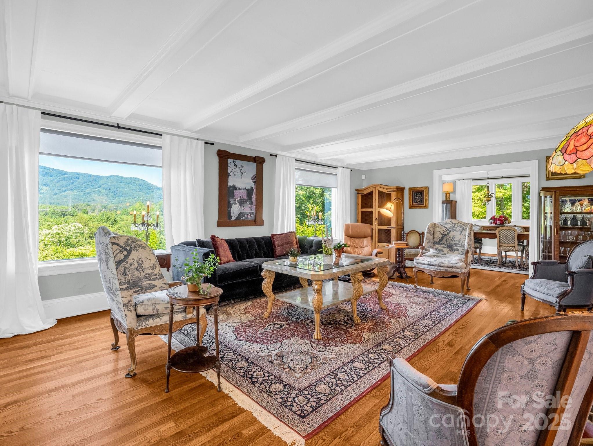 287 Pacolet Ridge Lane Tryon, NC 28782 - Photo 8 of 48 a living room with furniture and a wooden floor