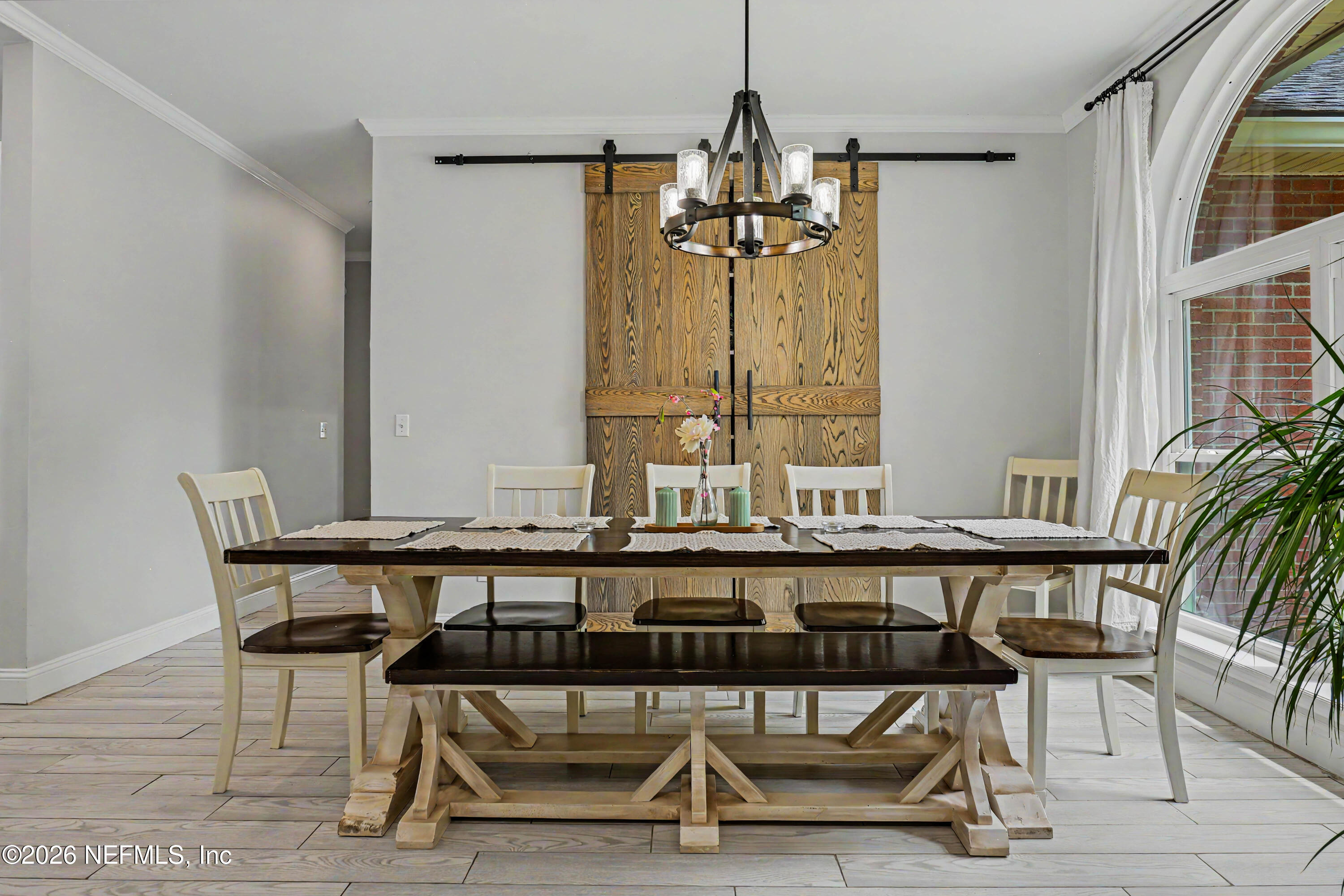 12573 Sampson Road Jacksonville, FL 32218 - Photo 12 of 87 Dining/Barn Doors