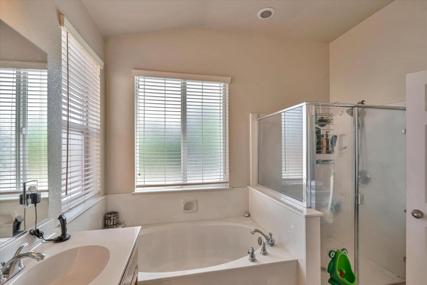 390 Munter Street Manteca, CA 95337 - Photo 22 of 26 a bath room with a bath tub and a sink