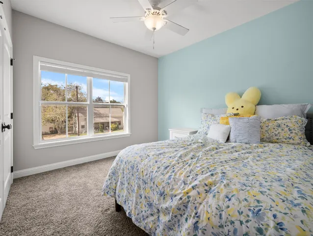 a view of a garden from a building