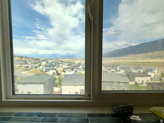 1823 South Longview Road Santaquin, UT 84655 - Photo 26 of 69 Window framing neighborhood homes and distant mountains