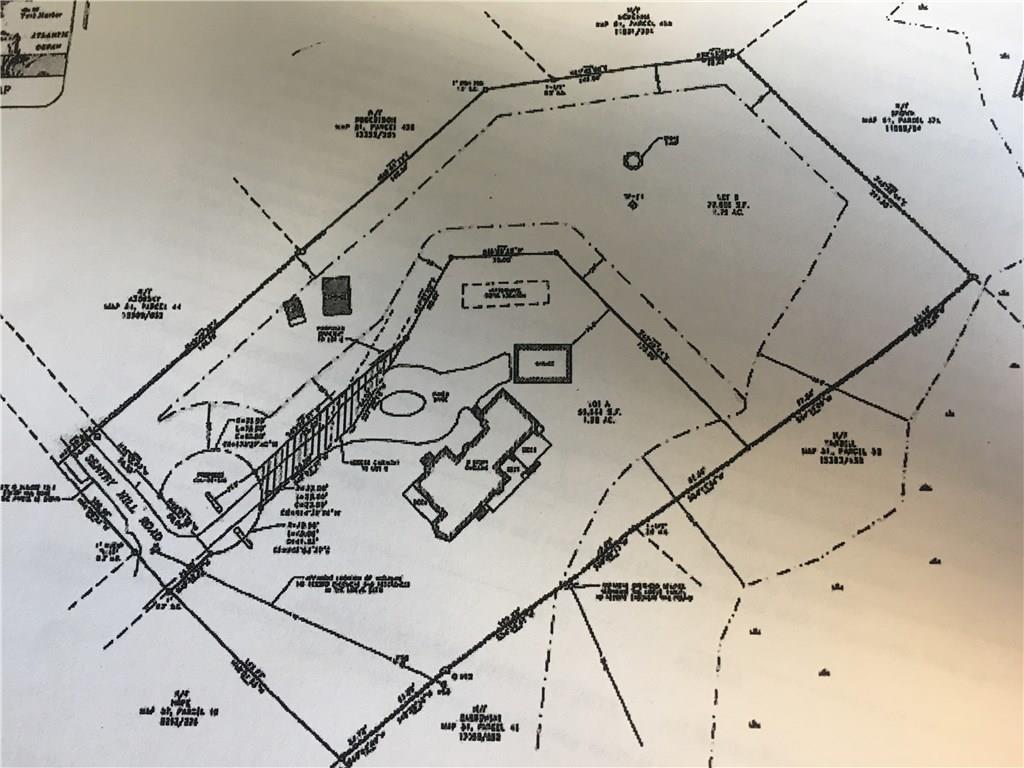 Lot connects to Sentry Hill Road and...