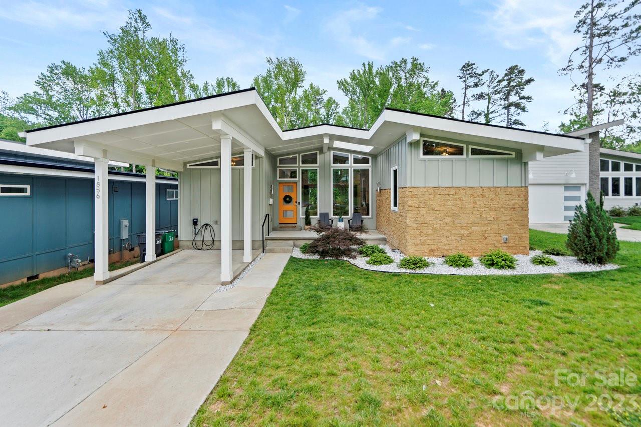 Charlotte mid-century modern home for sale