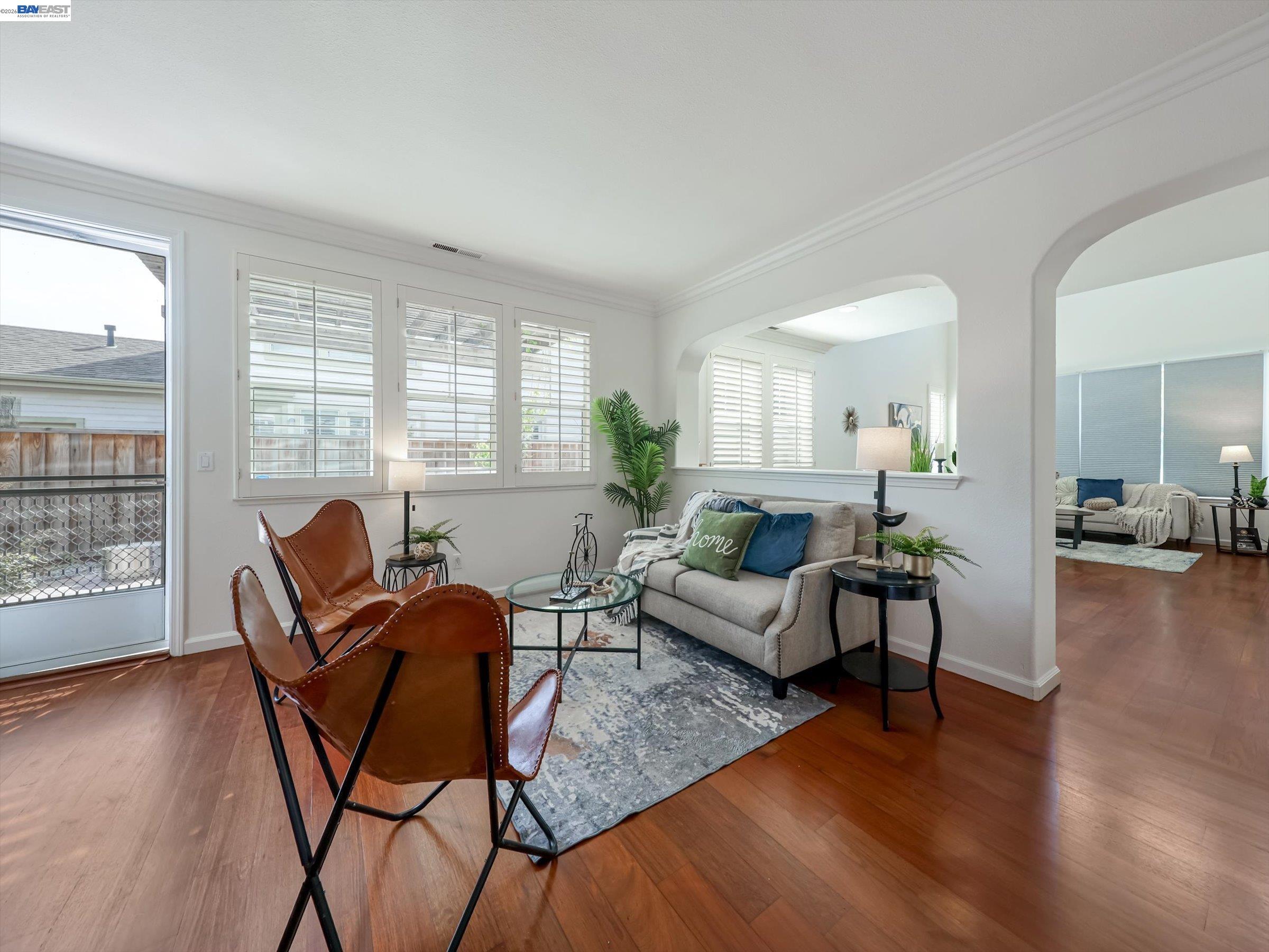 326 I Street Fremont, CA 94536 - Photo 12 of 40 a living room with furniture and a wooden floor