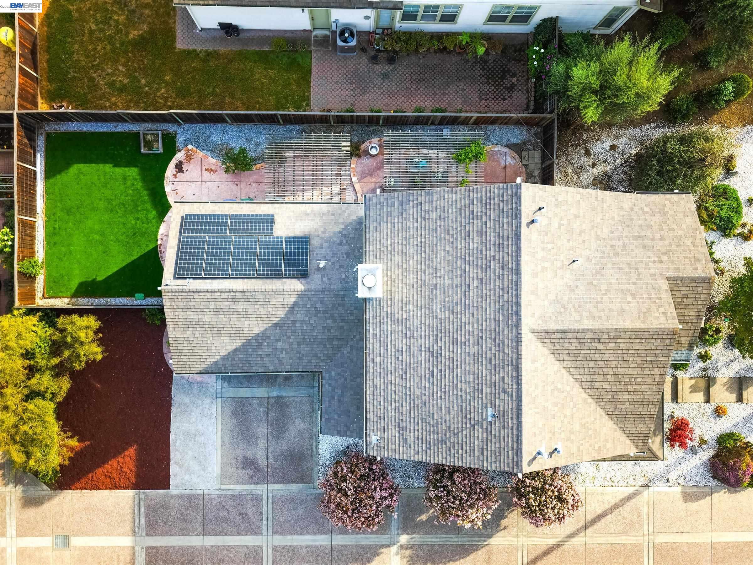 326 I Street Fremont, CA 94536 - Photo 36 of 40 an aerial view of a house with a yard