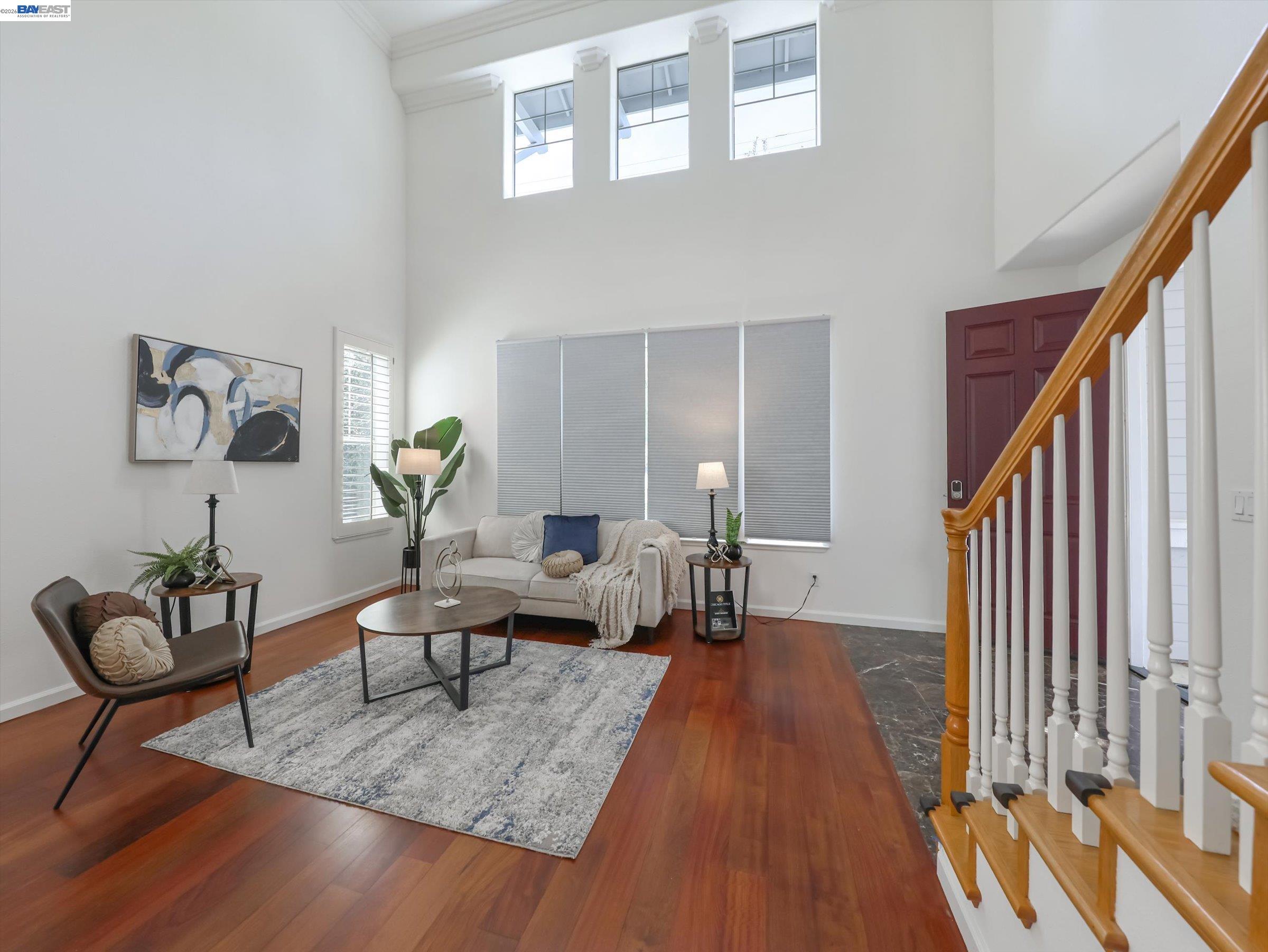 326 I Street Fremont, CA 94536 - Photo 7 of 40 a living room with furniture and wooden floor