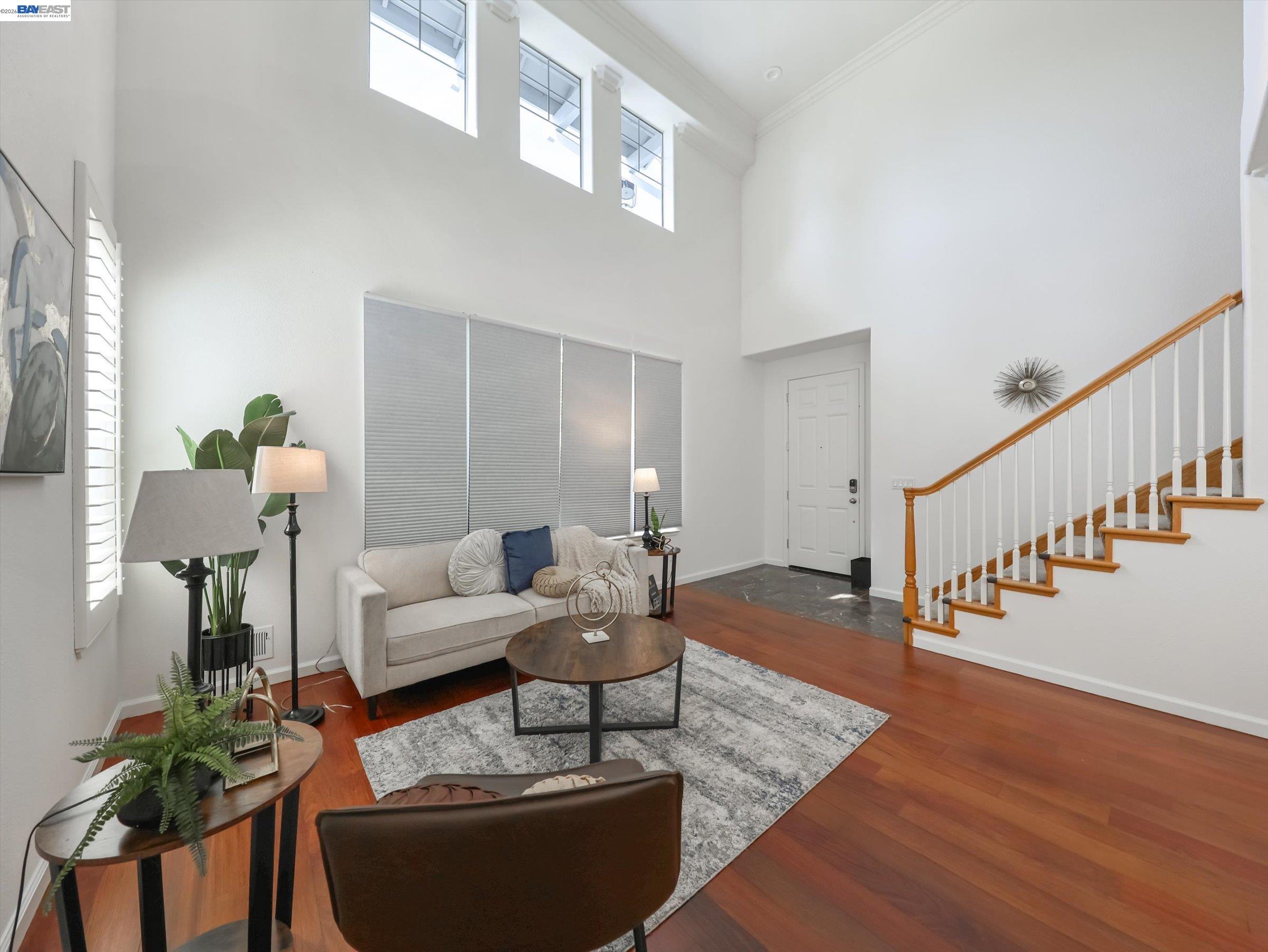 326 I Street Fremont, CA 94536 - Photo 8 of 40 a living room with furniture and wooden floor
