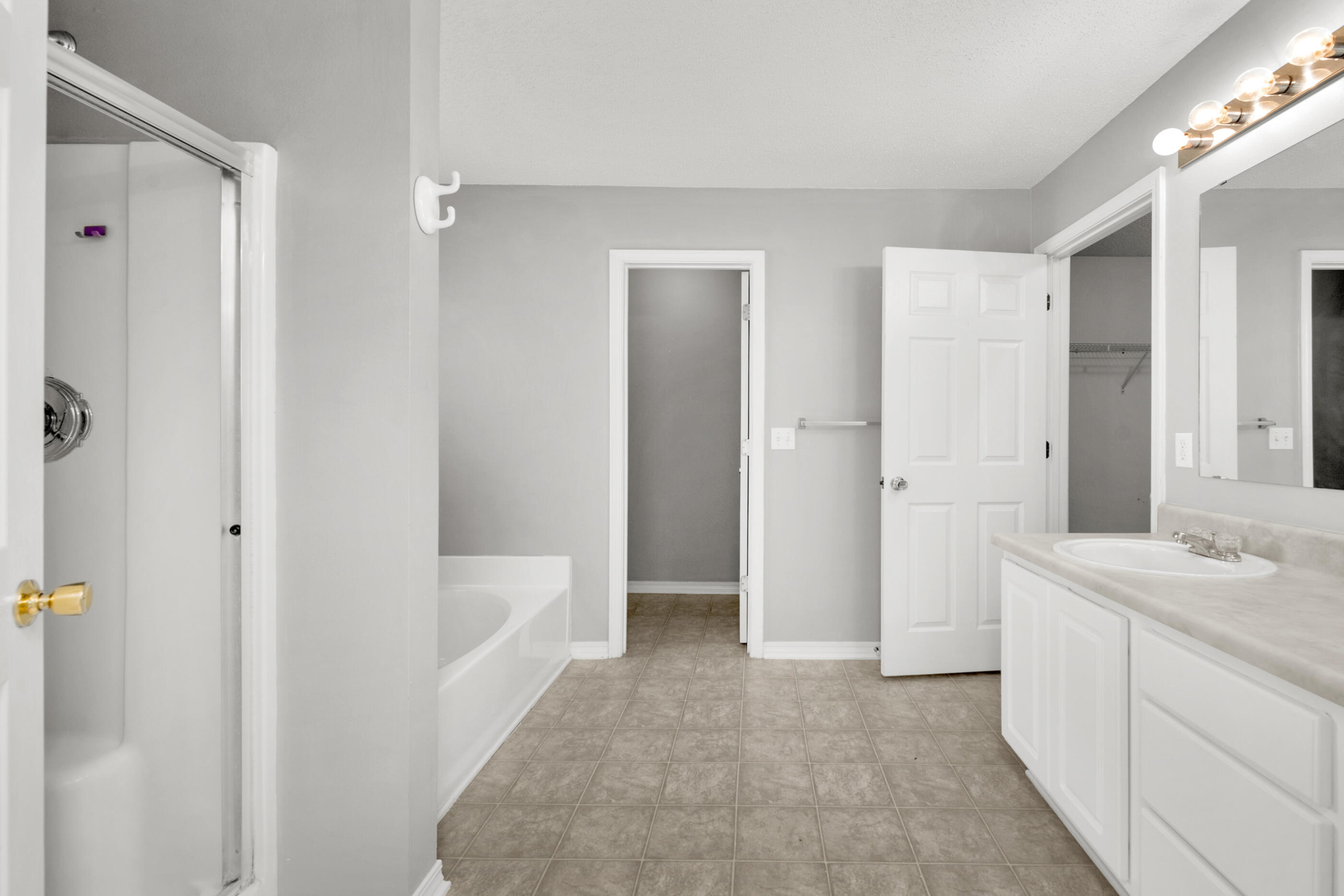 110 Sandstone Trail Crestview, FL 32539 - Photo 14 of 25 a bathroom with a sink a toilet and shower