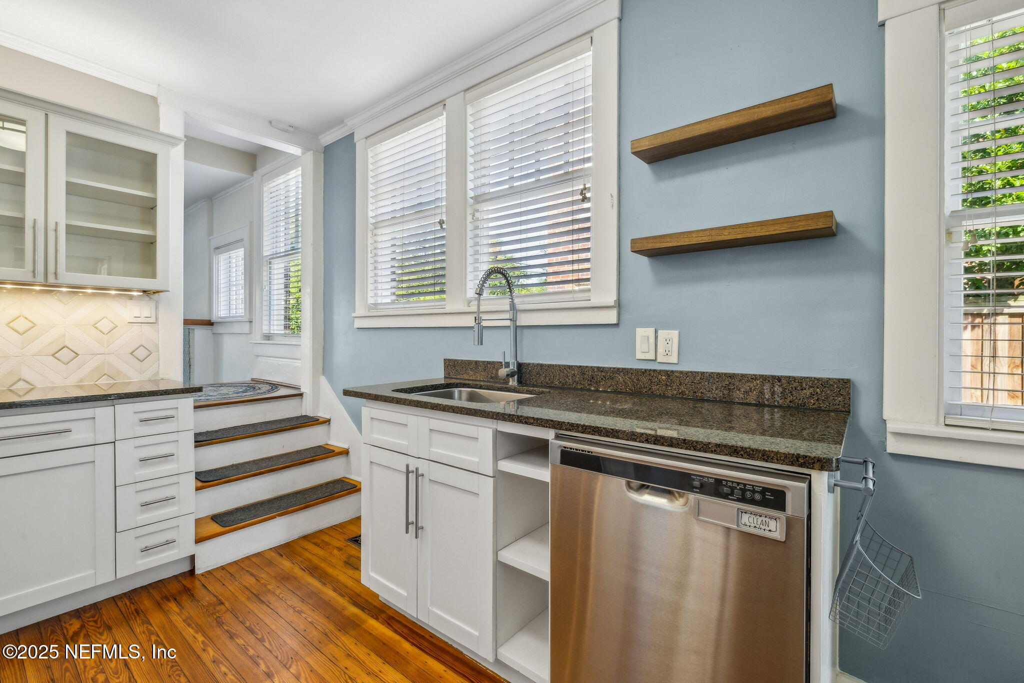1361 Challen Avenue Jacksonville, FL 32205 - Photo 12 of 45 a kitchen with granite countertop a stove and a sink
