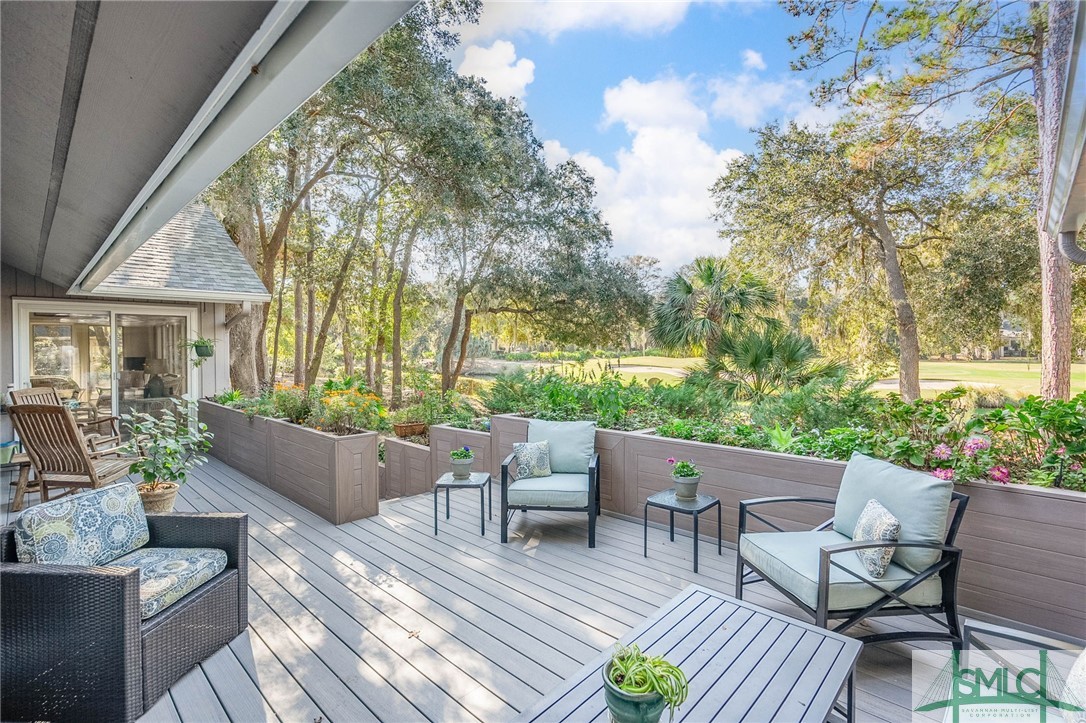 29 Delegal Road Savannah, GA 31411 - Photo 32 of 46 Composite deck with deer proof planters