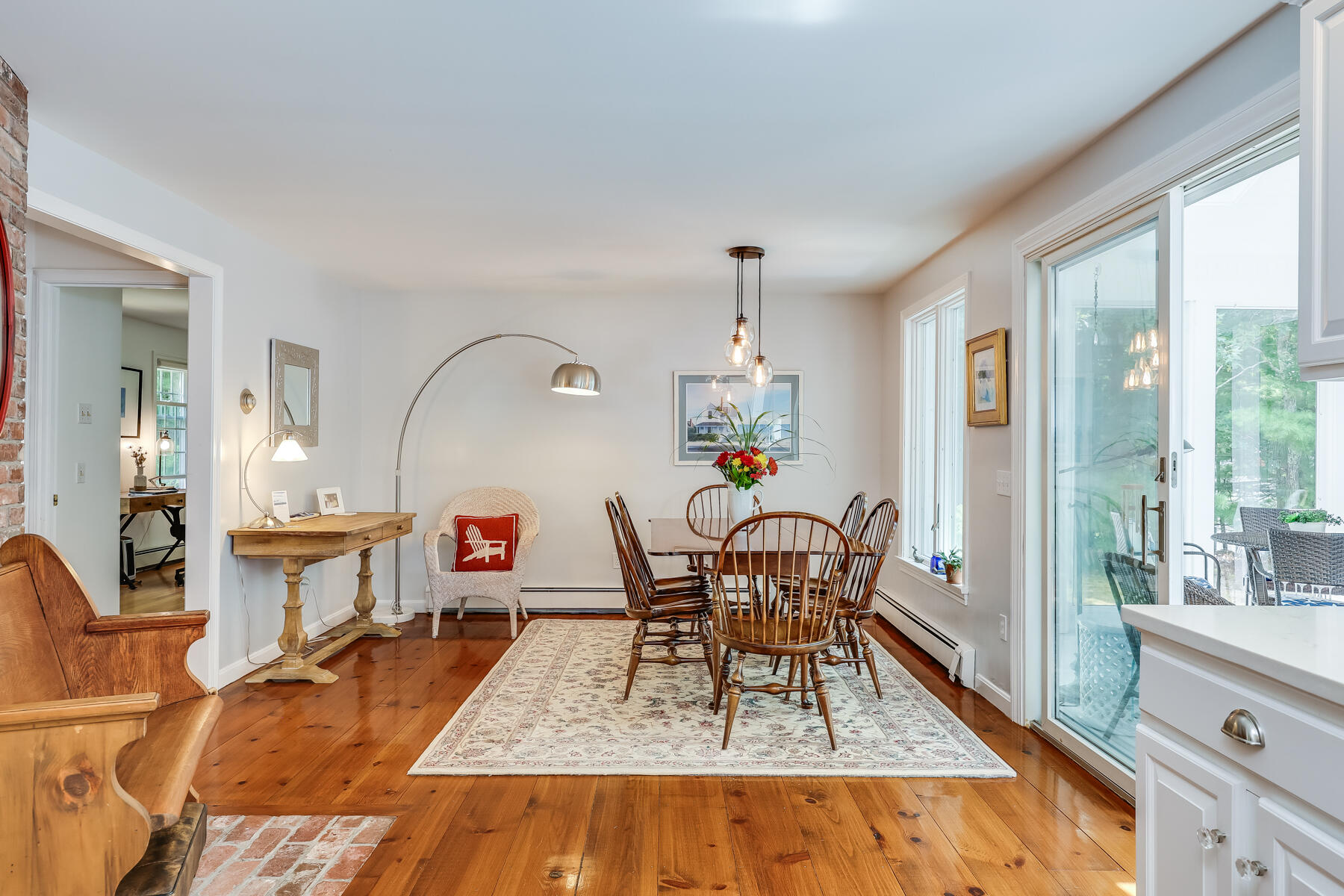 17 Cres Ridge Way Orleans, MA 02653 - Photo 12 of 40 a living room with furniture and a wooden floor