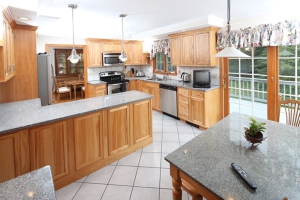 22 Ilex Road Marshfield, MA 02050 - Photo 5 of 21 a kitchen with stainless steel appliances granite countertop a sink a stove and a wooden floors