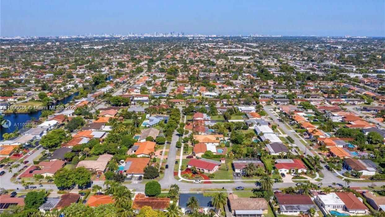2100 Southwest 100th Avenue, Unit 1 Miami, FL 33165 - Photo 28 of 28 an aerial view of residential building with outdoor space and trees