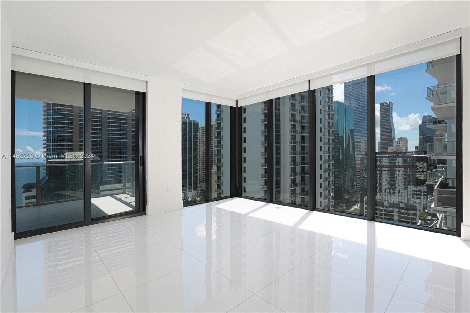 1010 Brickell Avenue, Unit 2505 Miami, FL 33131 - Photo 49 of 61 a view of a glass door with a balcony