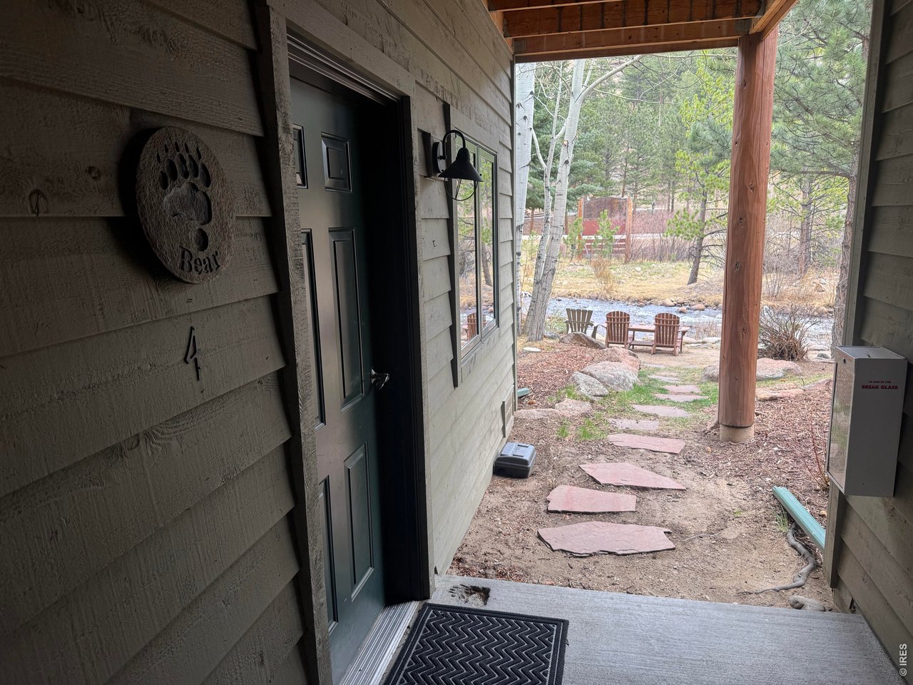 2100 Fall River Road, Unit 4 Estes Park, CO 80517 - Photo 3 of 28 a picture of door
