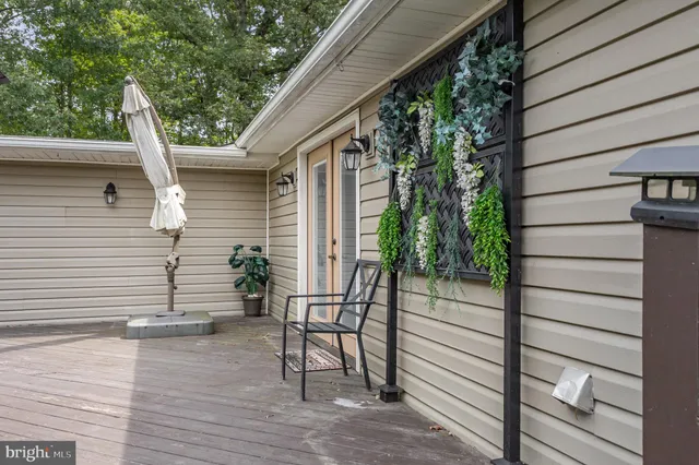 a view of a grassy field with trees