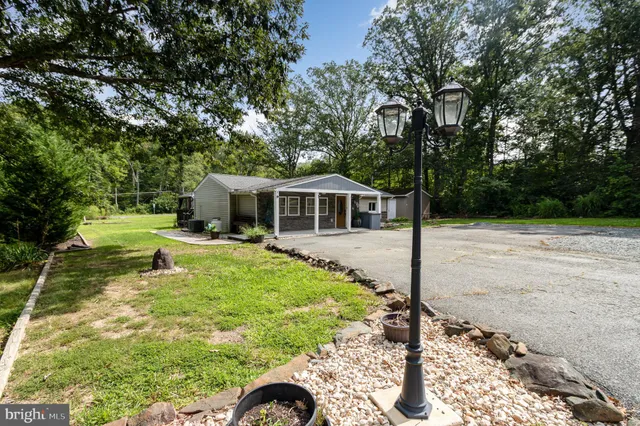 a view of a porch with plants and backyard