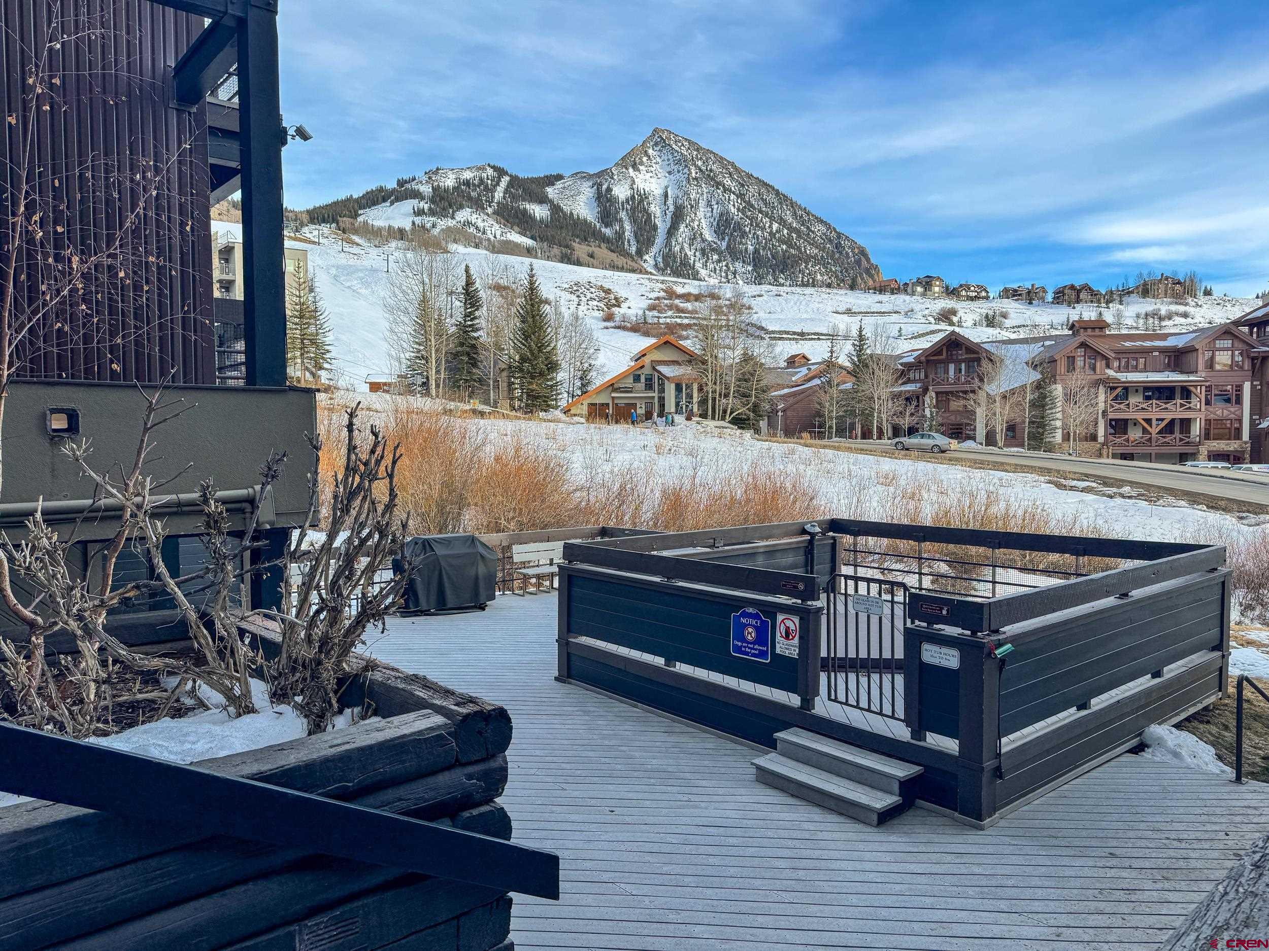 400 Gothic Road, Unit 305 Crested Butte, CO 81225 - Photo 30 of 38 a view of balcony with furniture