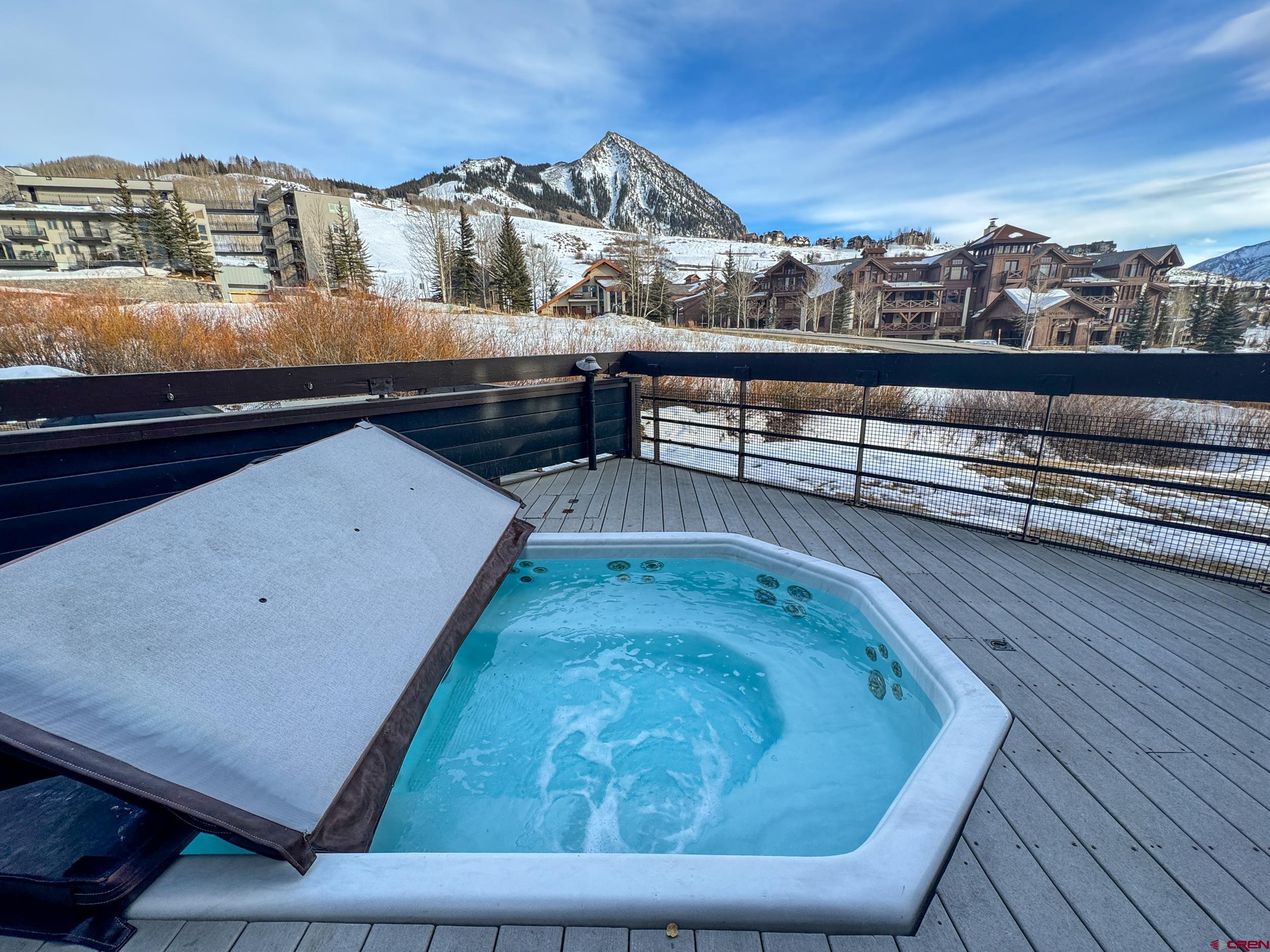 400 Gothic Road, Unit 305 Crested Butte, CO 81225 - Photo 31 of 38 a view of a balcony with an outdoor space