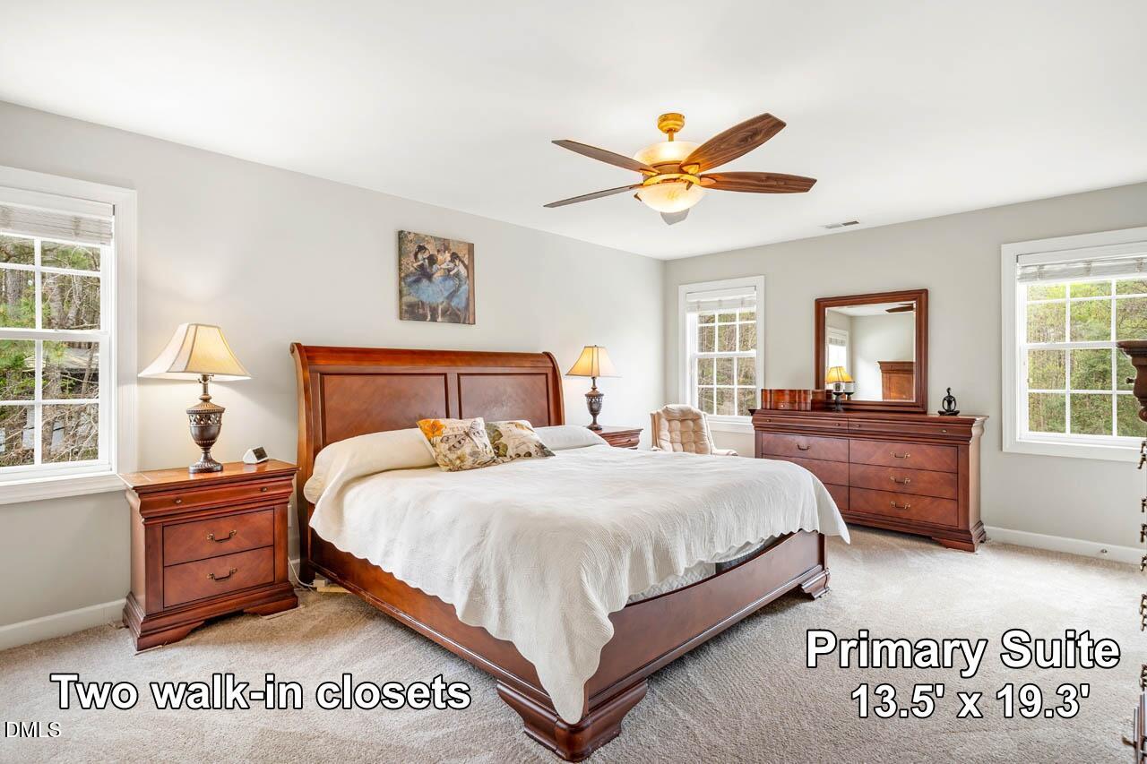 265 Old Chestnut Crossing Moncure, NC 27559 - Photo 20 of 45 a bedroom with a bed and a window