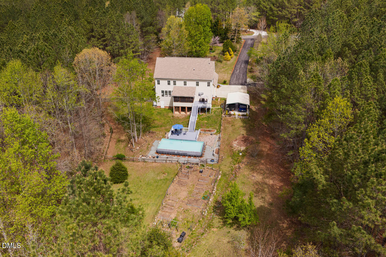 265 Old Chestnut Crossing Moncure, NC 27559 - Photo 40 of 45 an aerial view of residential house with outdoor space