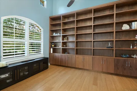 a room with furniture and a window