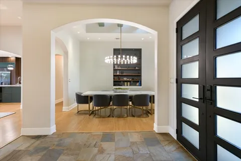 a view of a livingroom with furniture and window