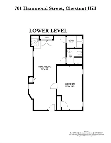 $4,950 | 701 Hammond Street, Unit 1, Brookline, MA 02467
