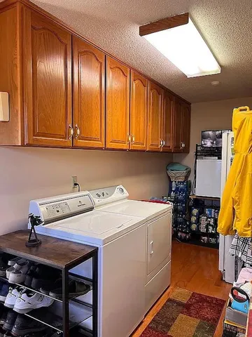 a room with storage and utility