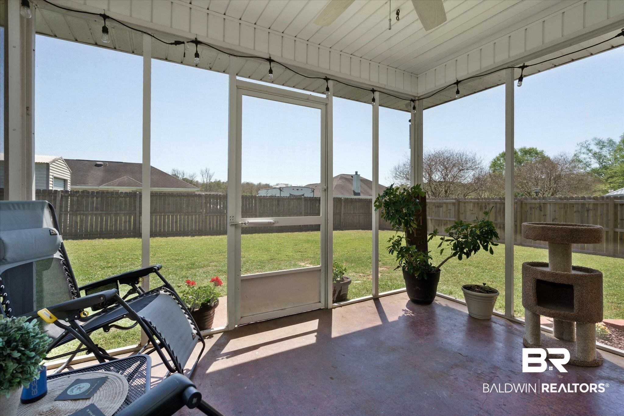 18672 Outlook Drive Loxley, AL 36551 - Photo 16 of 20 Screened Back Porch