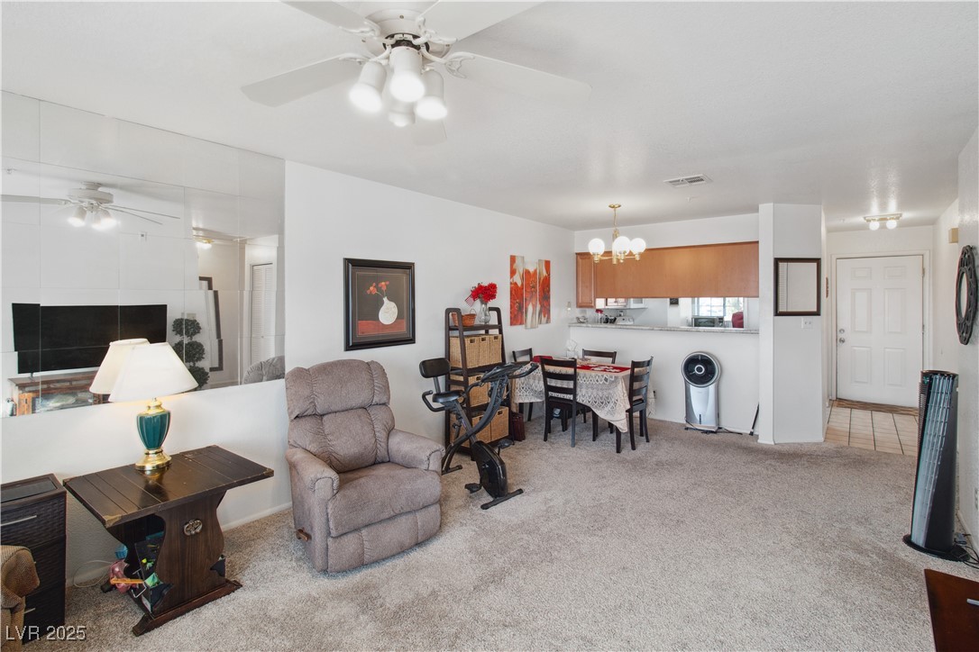 2044 Mesquite Lane, Unit 302 Laughlin, NV 89029 - Photo 16 of 45 The Great room has a ceiling fan / light fixture,