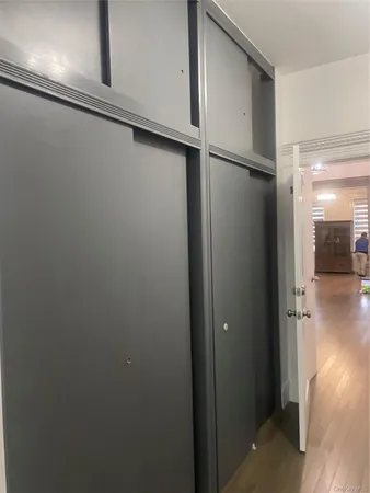 a view of closet area
