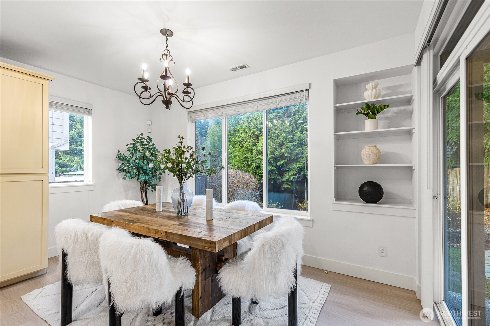 4115 176th Place Southeast Bothell, WA 98012 - Photo 15 of 35 a view of a dining room with furniture window and outside view