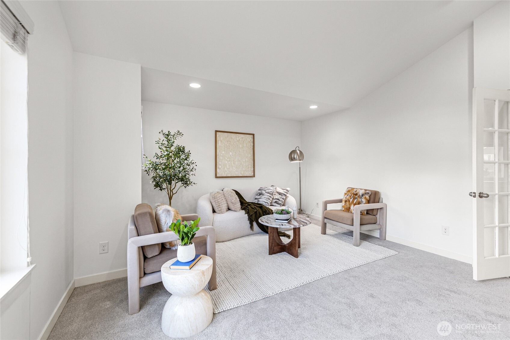 4115 176th Place Southeast Bothell, WA 98012 - Photo 30 of 35 a living room with furniture potted plant and a window