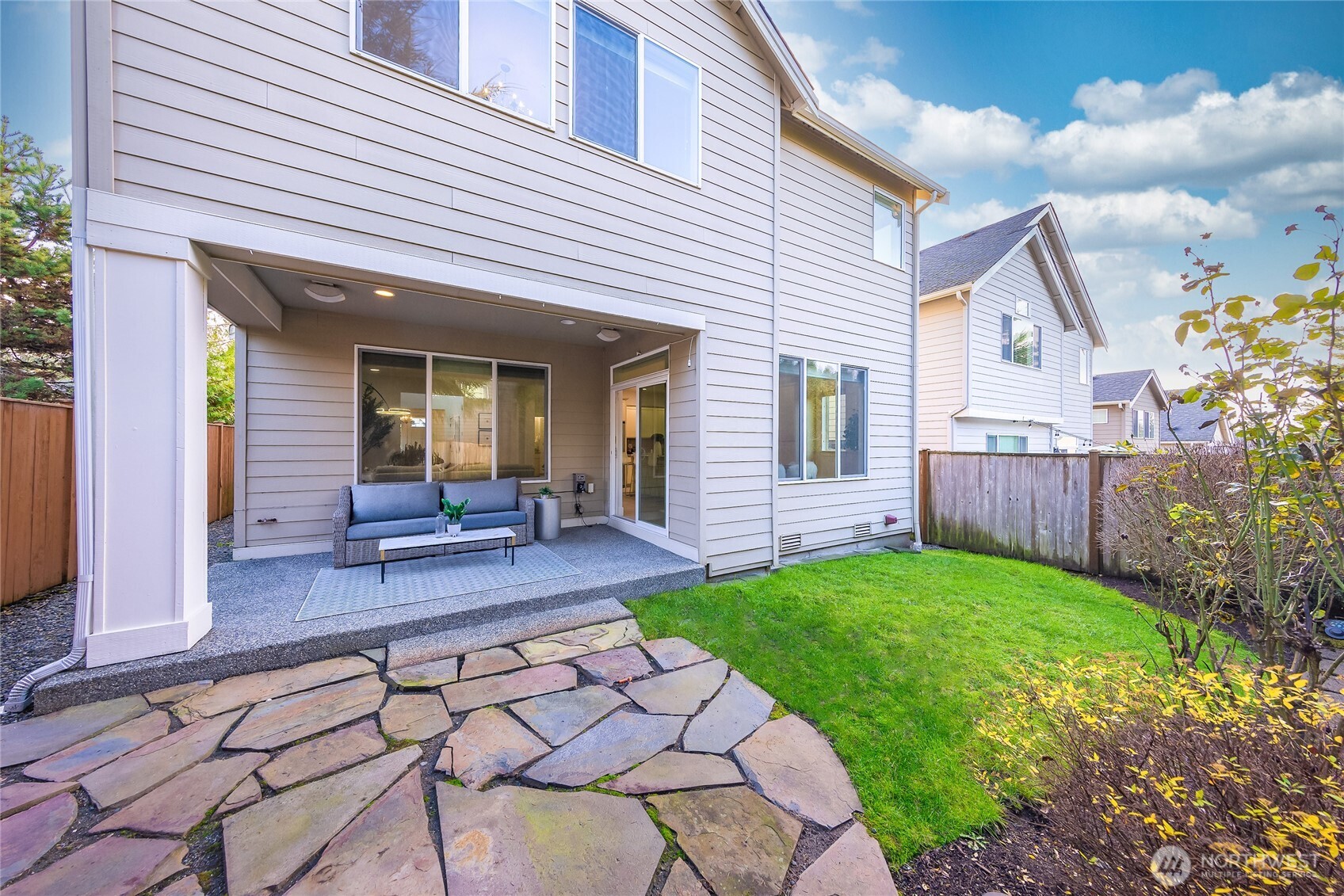 4115 176th Place Southeast Bothell, WA 98012 - Photo 33 of 35 a view of a house with backyard and porch