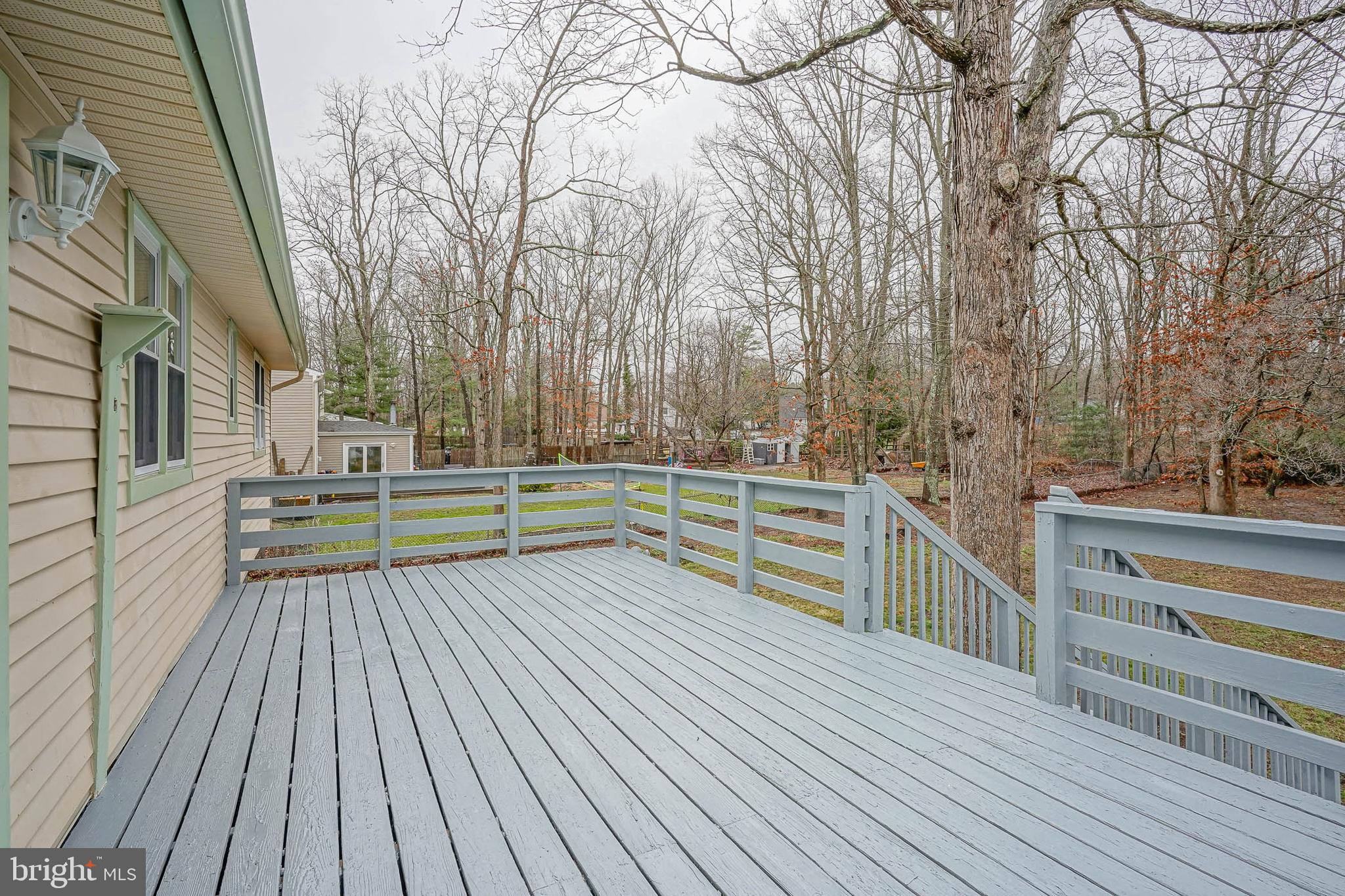 3 Alberts Avenue Sicklerville, NJ 08081 - Photo 34 of 36 a view of backyard with deck and wooden floor