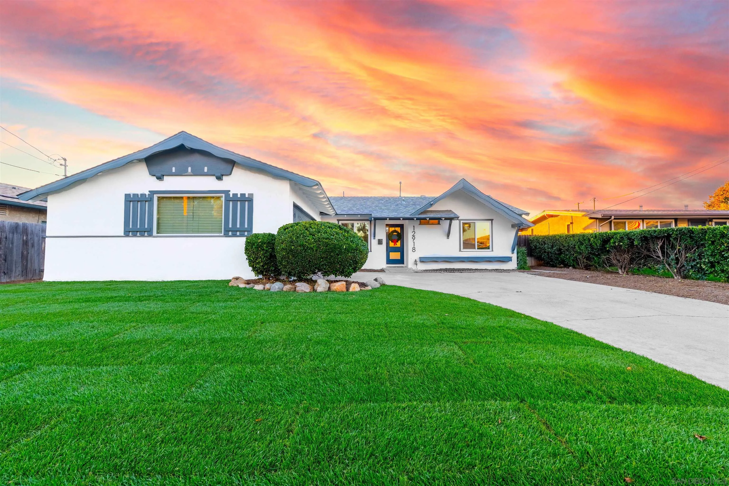 12918 Seiler Street Poway, CA 92064 - Photo 2 of 25 a house view with a garden space
