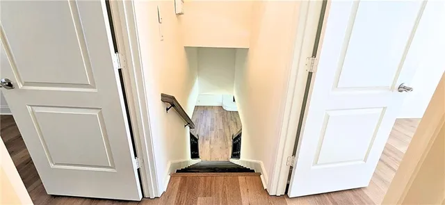 a view of a front door