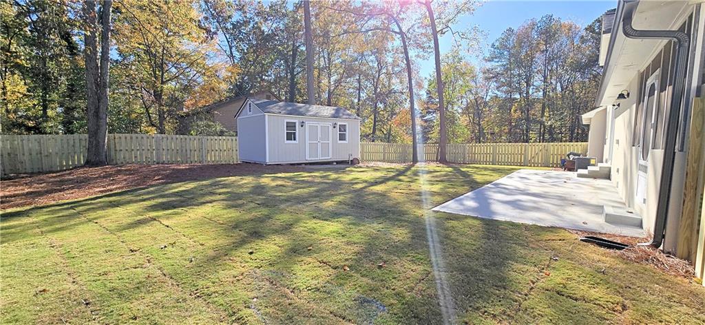 2826 Whippoorwill Circle Northwest Duluth, GA 30097 - Photo 22 of 24 a view of a backyard of the house