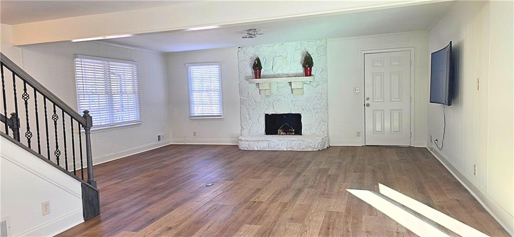 2826 Whippoorwill Circle Northwest Duluth, GA 30097 - Photo 5 of 24 a view of livingroom with furniture and wooden floor