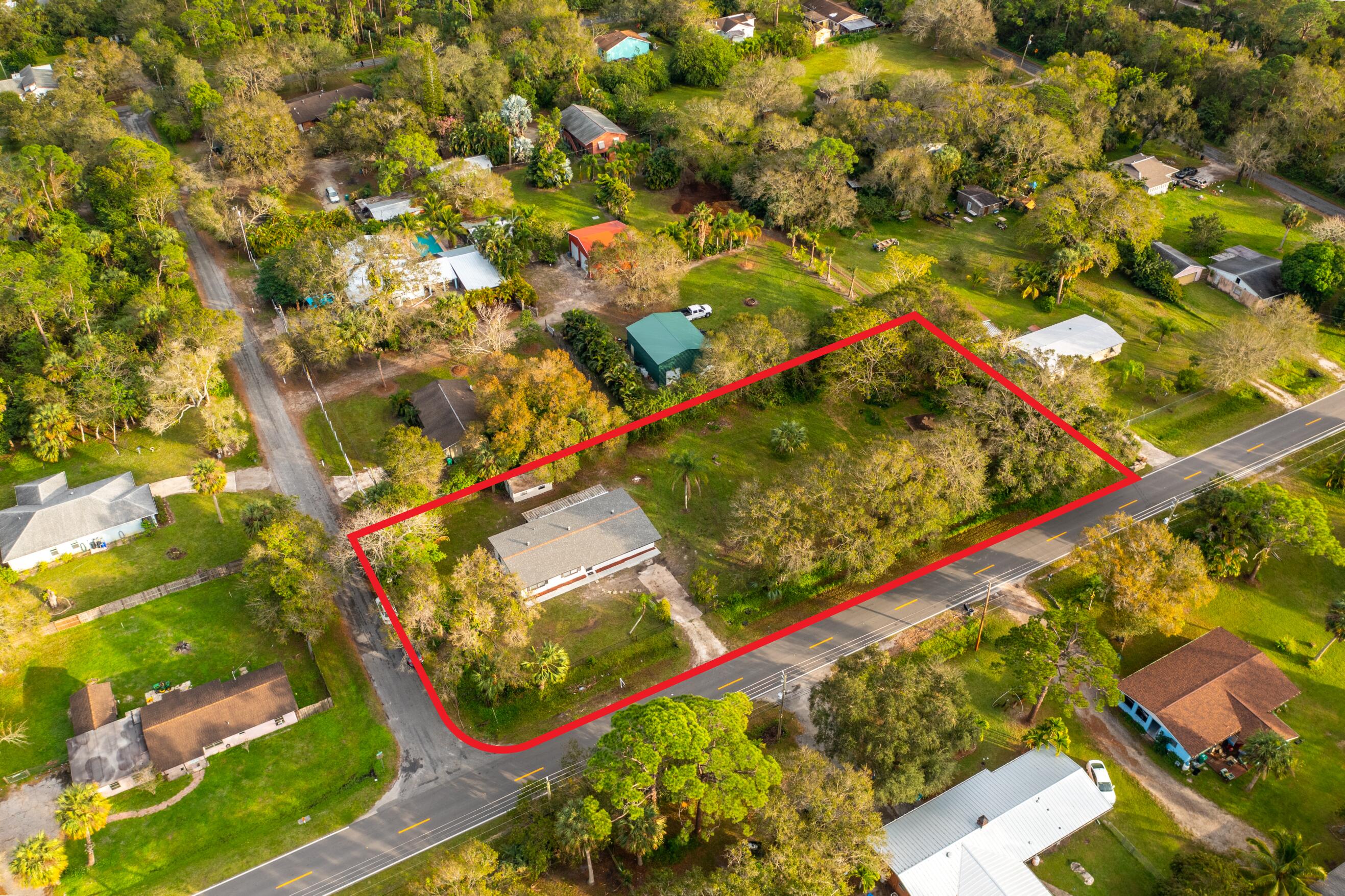 2910 McNeil Road Fort Pierce, FL 34981 - Photo 18 of 21 Aerial View Outlined